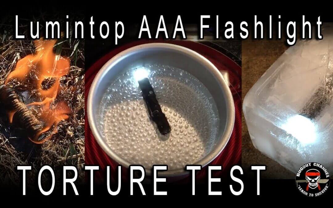 Lumintop AAA Flashlight Torture Test – Gear Torture Test Series