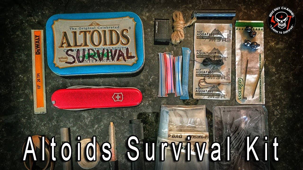 Altoids Survival Kit Mini EDC Survoval Bugout Channel